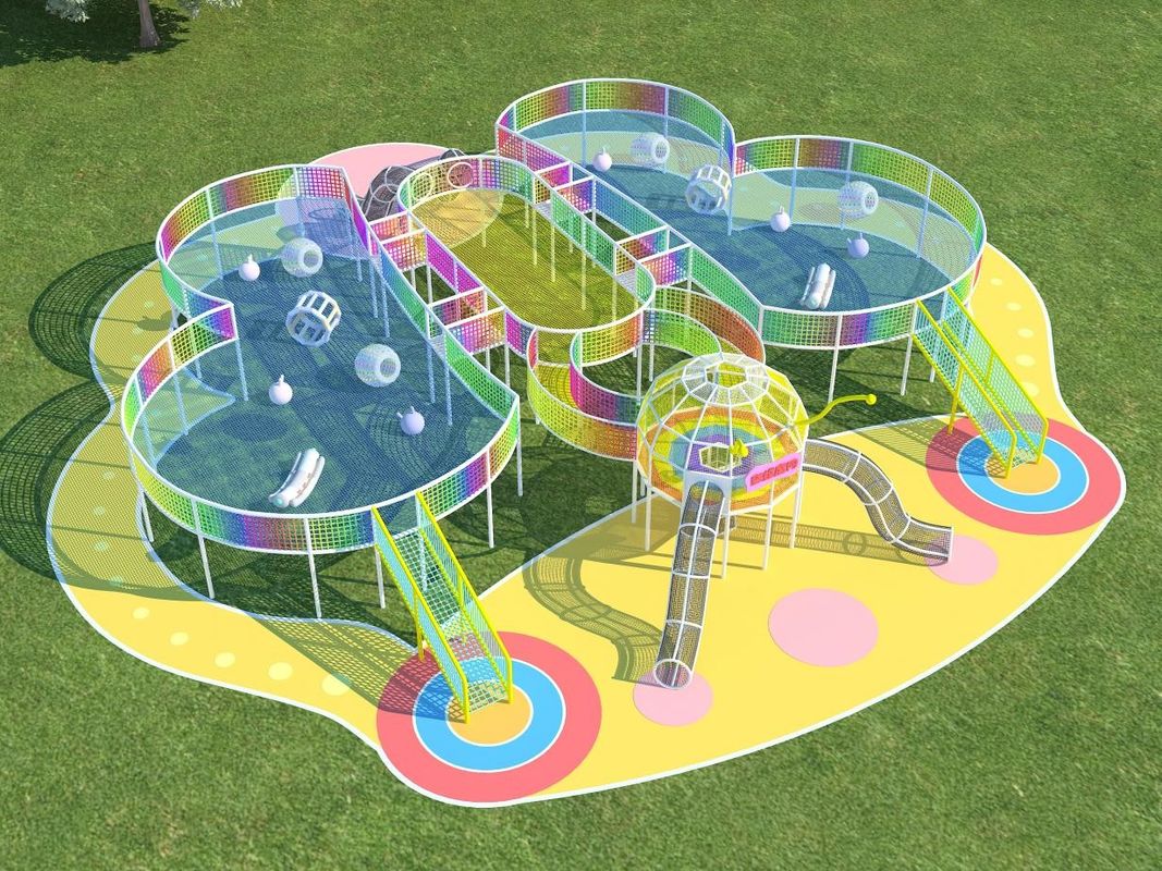 Miękkie Dzieci Skakanie Trampolin Trampolin Park 5 lat Trampolin Park Urodziny