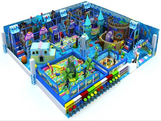 Świat Morza Baby Naughty Fort Plac zabaw w pomieszczeniu Miękki dom zabaw Mały Park Przygód