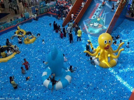 Ocean Style Puchnięty zamek Air Jumping Nylon Bouncy Castle Urodziny